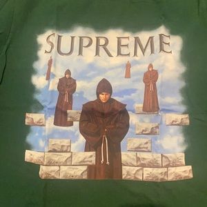 Supreme GREEN 2019 F/W CHANT shirt